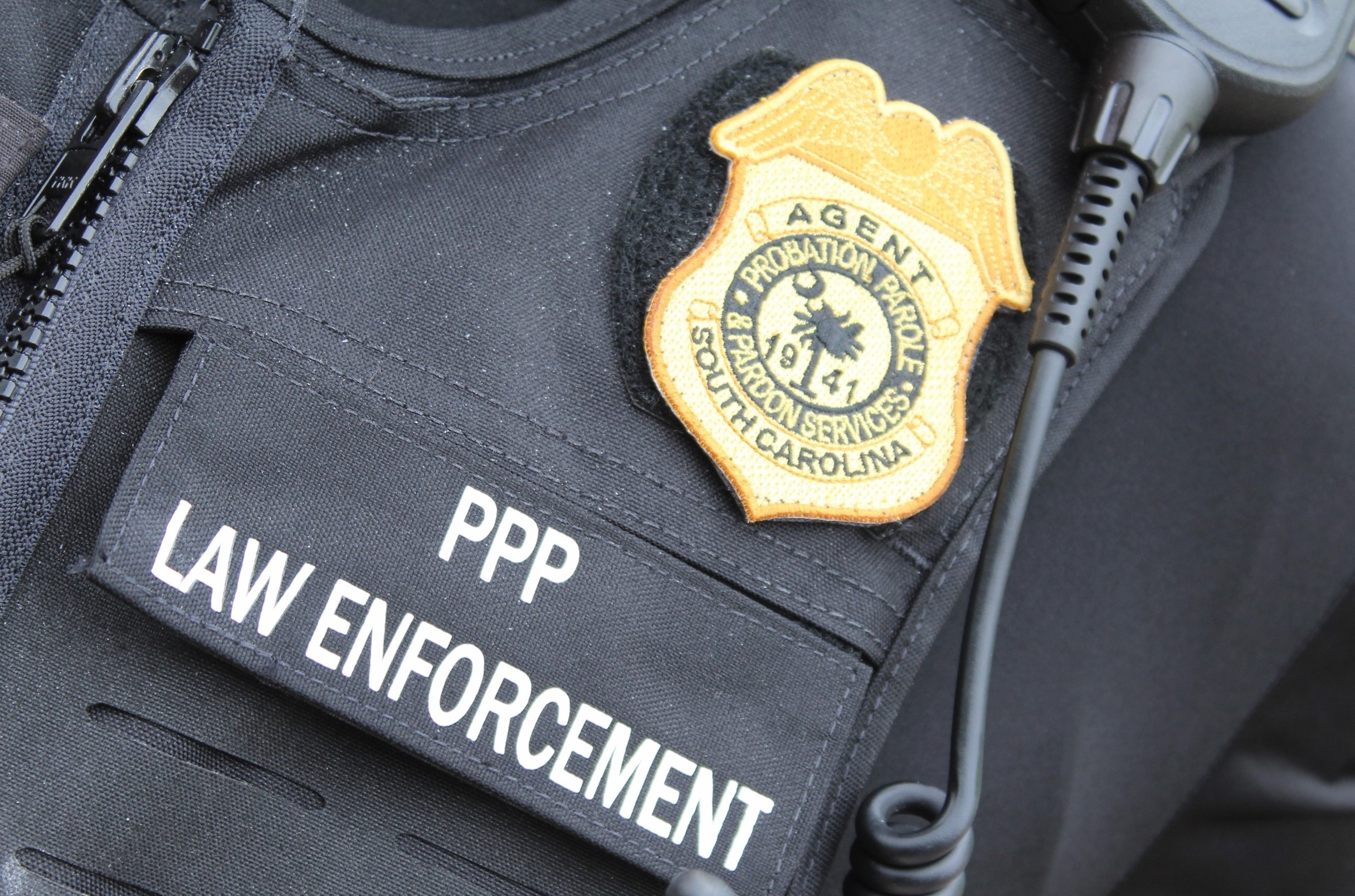 SCDPPPS vest with agent badge