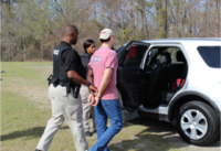 SC DPPPS officers arresting a man